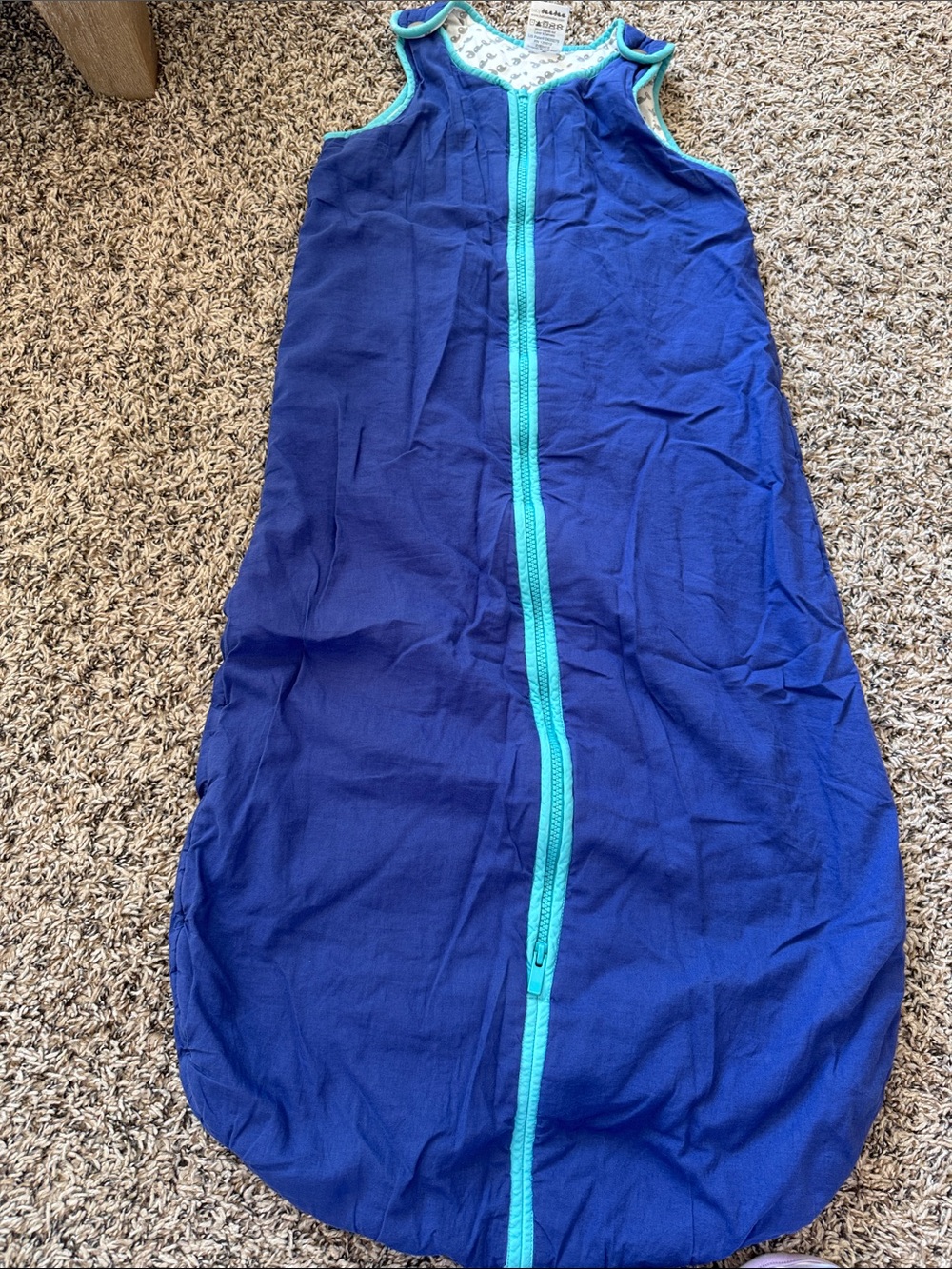 Baby/Toddler Navy Blue Zip-Front Sleep Sack